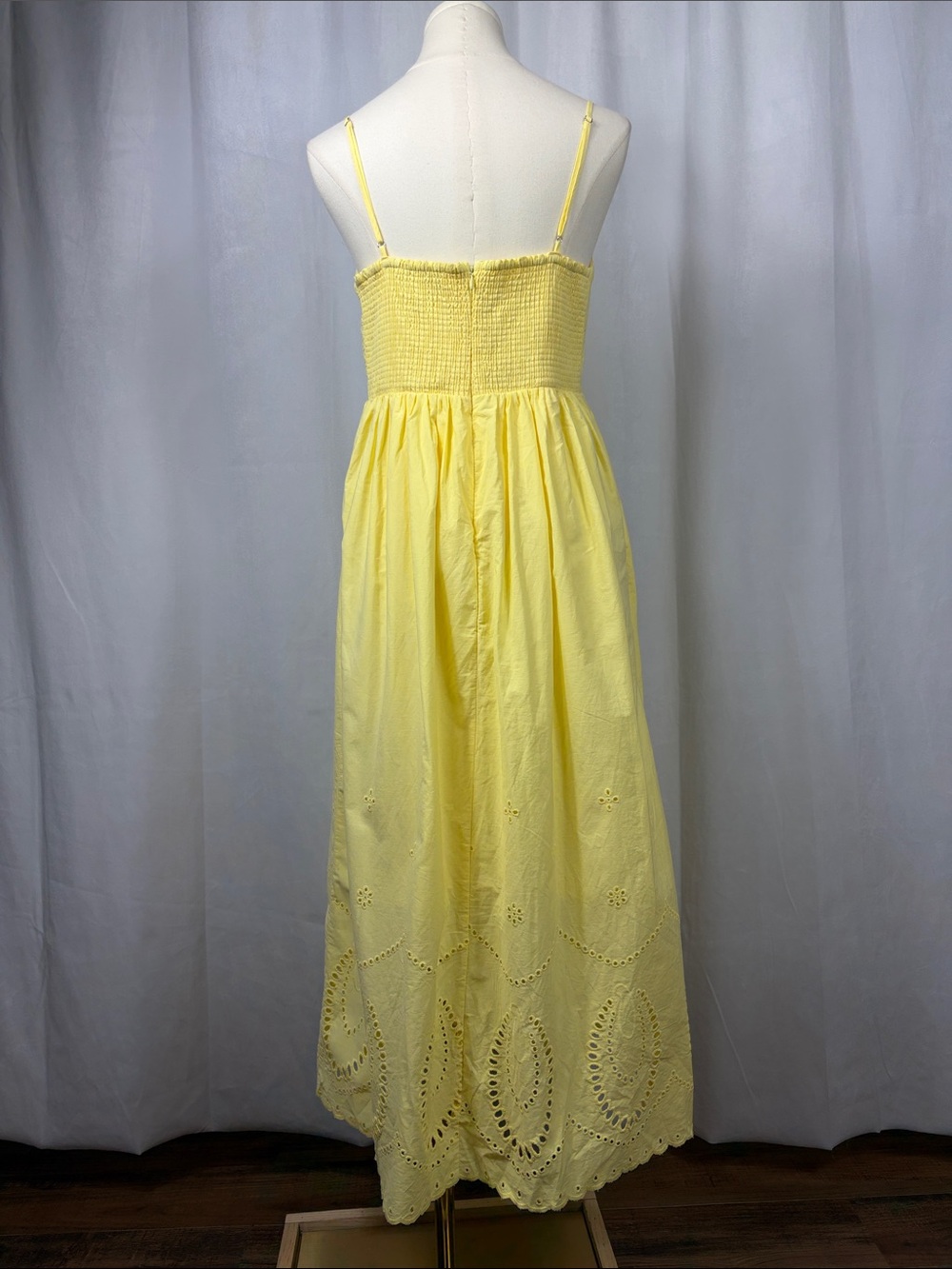 NWOT Calypso St Barth Lekha Cotton Midi Eyelet Dress. - Picture 4 of 14
